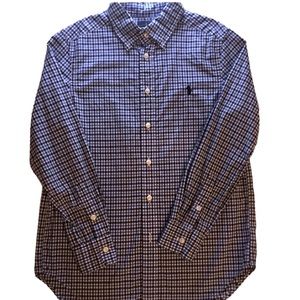 Polo By Ralph Lauren Boys Long Sleeve Button Up